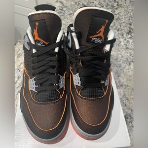 Women Air Jordan’s 4 Retros SE SAIL/ black-starfish Women 9/Men 7.5Y BRAND NEW.